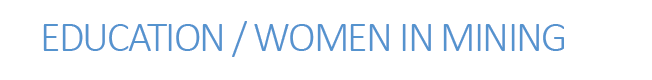 Education / Women in Mining / Science and Technology